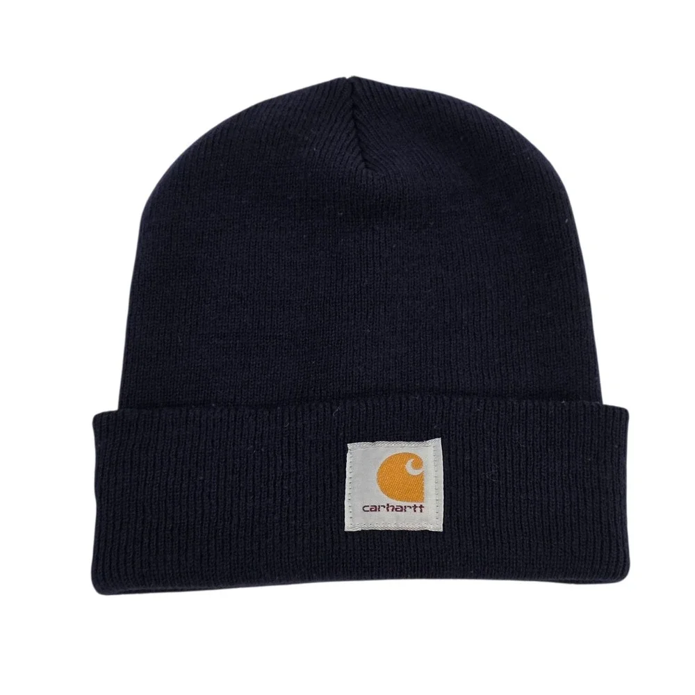 Carhartt Watch Beanie Knit Hat Acrylic One Size Fits All Navy‎ Blue Outdoors